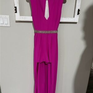 Vibrant Pink Sleeveless Jumpsuit